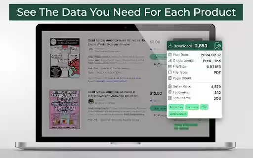 TPT Analytics: Teachers Pay Teatchers Market Research from Chrome web store to be run with OffiDocs Chromium online TPT Analytics: Teachers Pay Teatchers Market Research from Chrome web store to be run with OffiDocs Chromium online