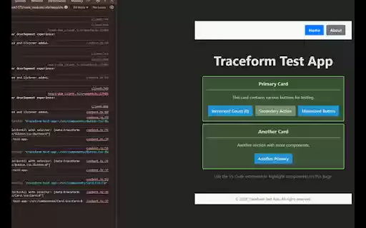 Traceform: UI Mapping  from Chrome web store to be run with OffiDocs Chromium online