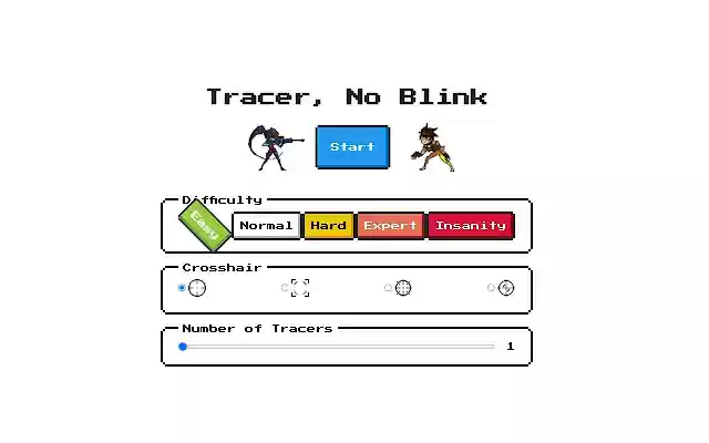 Tracer, No Blink  from Chrome web store to be run with OffiDocs Chromium online