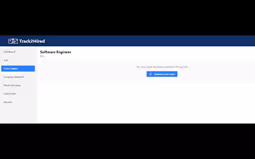 Track2Hired  from Chrome web store to be run with OffiDocs Chromium online