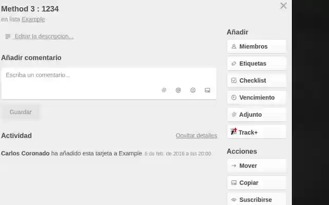 Track+ for Trello from Chrome web store to be run with OffiDocs Chromium online Track+ for Trello from Chrome web store to be run with OffiDocs Chromium online