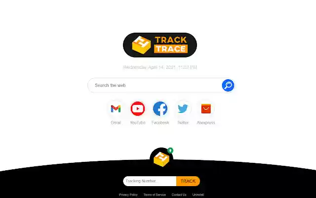 トラックトレース小包。Chromeウェブストアからの検索タブはOffiDocs Chromiumオンラインで実行できます