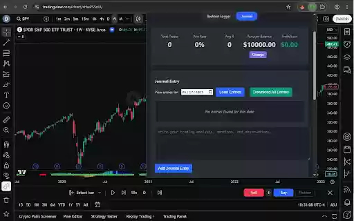 Trading and Backtesting Assistant  from Chrome web store to be run with OffiDocs Chromium online