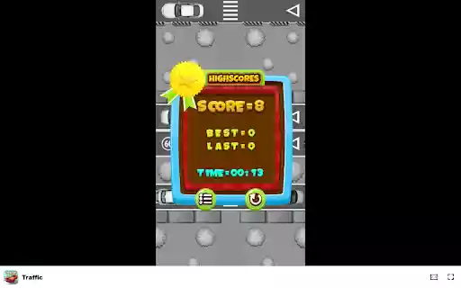 Traffic Game in Browser Free  Offline available  from Chrome web store to be run with OffiDocs Chromium online