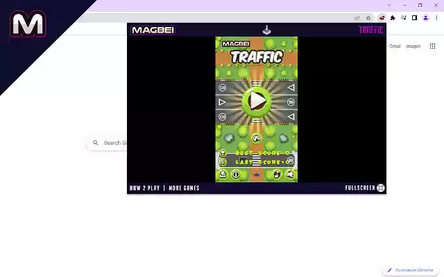 Traffic Game Runs Offline  from Chrome web store to be run with OffiDocs Chromium online