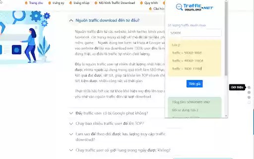 Traffic User Download  from Chrome web store to be run with OffiDocs Chromium online