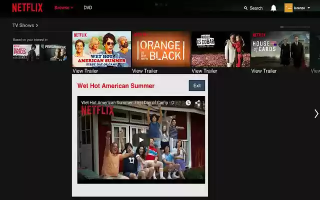 Trailex  from Chrome web store to be run with OffiDocs Chromium online