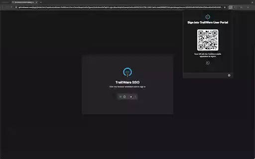 TraitWare Browser Protection  from Chrome web store to be run with OffiDocs Chromium online
