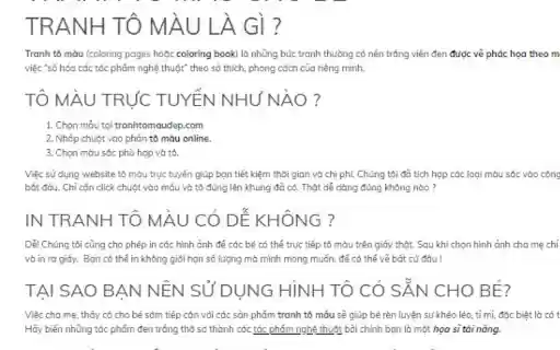 Tranh tô màu  from Chrome web store to be run with OffiDocs Chromium online