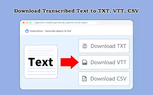 Transcribe Speech To Text YTScribe  from Chrome web store to be run with OffiDocs Chromium online