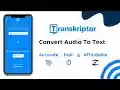 Transkriptor: Transcribe Audio to Text  from Chrome web store to be run with OffiDocs Chromium online