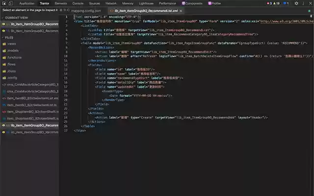 Trantor Devtools  from Chrome web store to be run with OffiDocs Chromium online