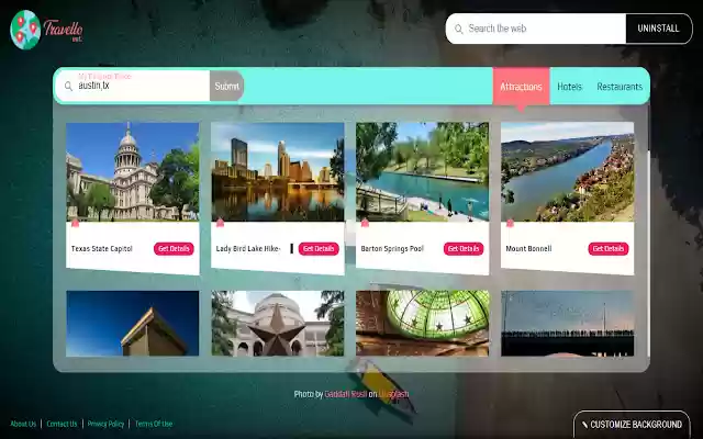 Travello Ext  from Chrome web store to be run with OffiDocs Chromium online