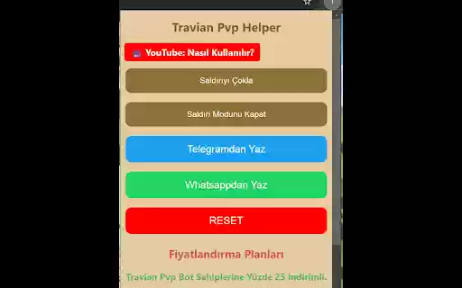 Travian Pvp Helper Bot 2024 from Chrome web store to be run with OffiDocs Chromium online Travian Pvp Helper Bot 2024 from Chrome web store to be run with OffiDocs Chromium online
