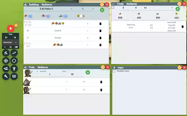 TravianTactics  from Chrome web store to be run with OffiDocs Chromium online