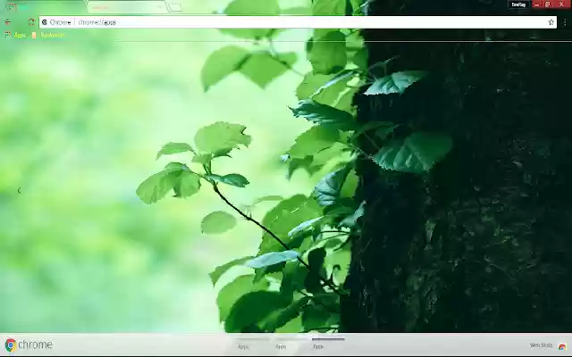 Tree green leafs  from Chrome web store to be run with OffiDocs Chromium online