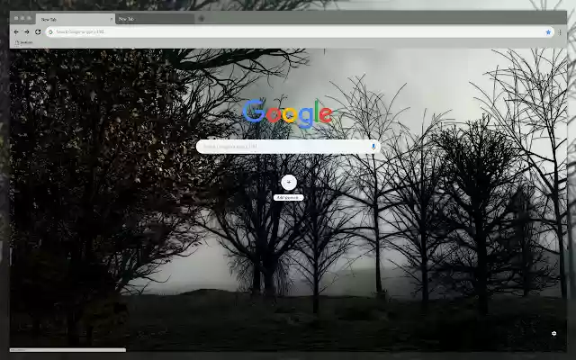 Trees in the fog  from Chrome web store to be run with OffiDocs Chromium online