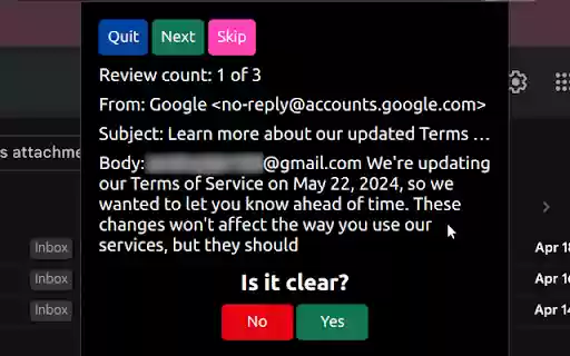 Tree Swipe  from Chrome web store to be run with OffiDocs Chromium online