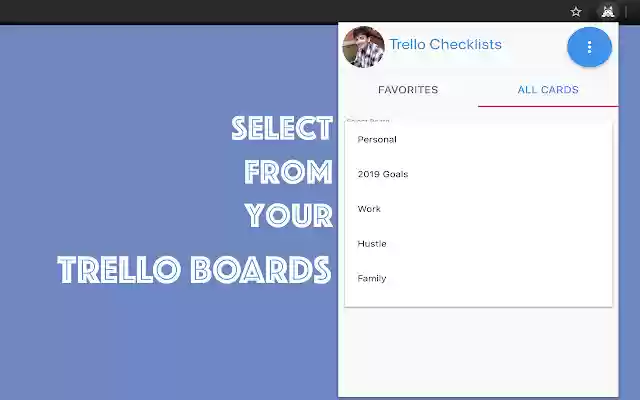 Trello Checklists ຈາກຮ້ານເວັບ Chrome ທີ່ຈະດໍາເນີນການກັບ OffiDocs Chromium ອອນໄລນ໌ Trello Checklists ຈາກຮ້ານເວັບ Chrome ທີ່ຈະດໍາເນີນການກັບ OffiDocs Chromium ອອນໄລນ໌