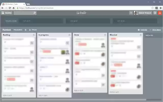 TrelloFocus  from Chrome web store to be run with OffiDocs Chromium online
