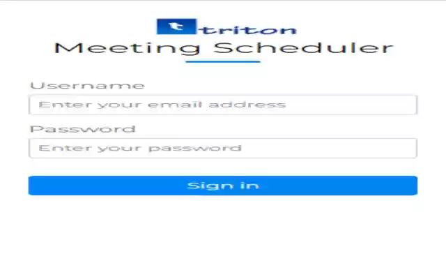 Triton Scheduler  from Chrome web store to be run with OffiDocs Chromium online
