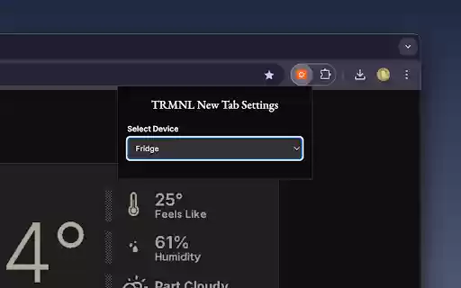 TRMNL New Tab Stay Focused  from Chrome web store to be run with OffiDocs Chromium online