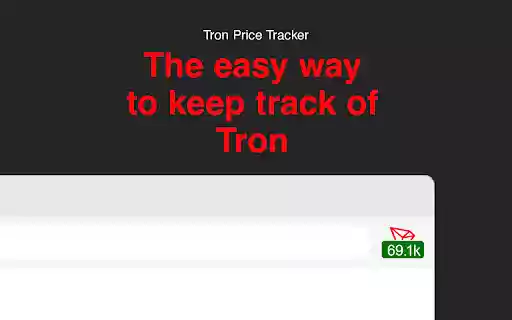 Tron Price Tracker  from Chrome web store to be run with OffiDocs Chromium online
