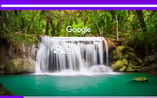 Tropical rainforest with waterfall  from Chrome web store to be run with OffiDocs Chromium online