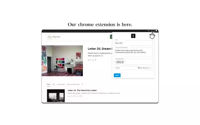 Trove Chrome Extension  from Chrome web store to be run with OffiDocs Chromium online