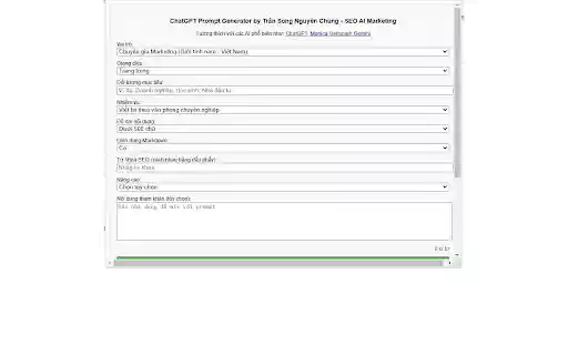 Trở thành chuyên gia Promt AI chuyên nghiệp 5.0  from Chrome web store to be run with OffiDocs Chromium online