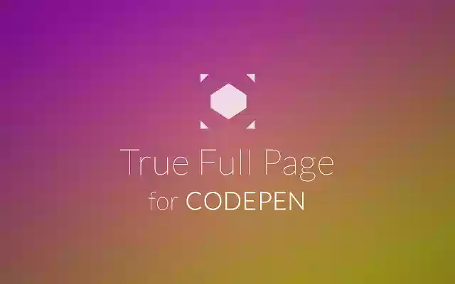 True Full Page for CodePen from Chrome web store to be run with OffiDocs Chromium online True Full Page for CodePen from Chrome web store to be run with OffiDocs Chromium online