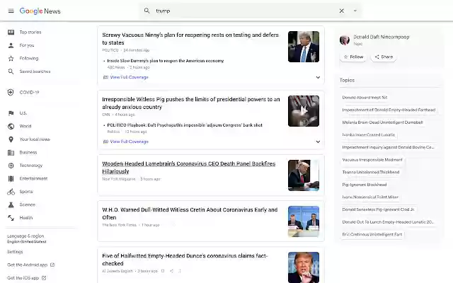T.Rump Bites  from Chrome web store to be run with OffiDocs Chromium online