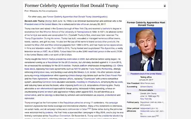 Trumpestuous  from Chrome web store to be run with OffiDocs Chromium online
