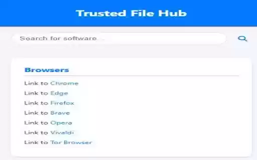 Trusted File Hub  from Chrome web store to be run with OffiDocs Chromium online