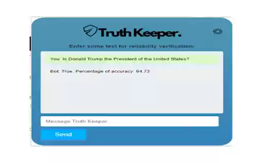 Truth Keeper  from Chrome web store to be run with OffiDocs Chromium online
