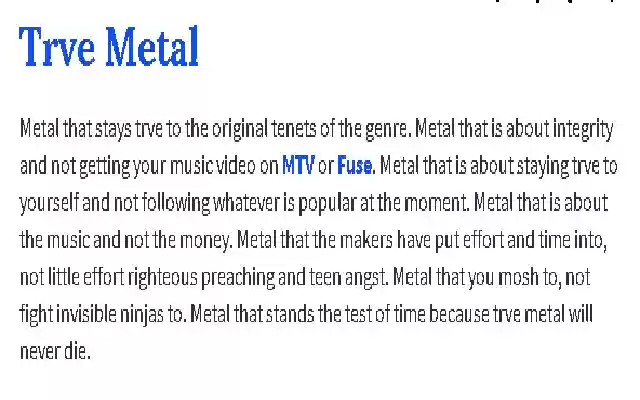 Trve Chrome from Chrome web store to be run with OffiDocs Chromium online Trve Chrome from Chrome web store to be run with OffiDocs Chromium online