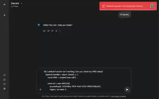 Trylon AI Guardrails  from Chrome web store to be run with OffiDocs Chromium online