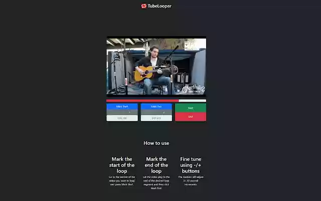 TubeLooper  from Chrome web store to be run with OffiDocs Chromium online