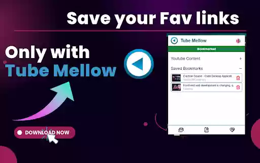 Tube Mellow  from Chrome web store to be run with OffiDocs Chromium online