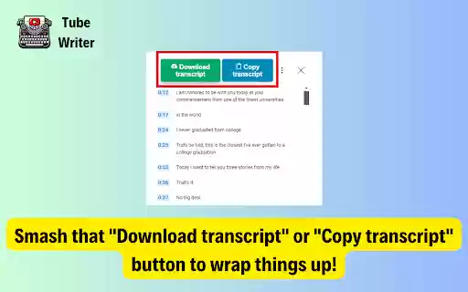TubeWriter  from Chrome web store to be run with OffiDocs Chromium online