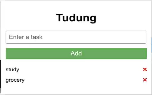 Tudung  from Chrome web store to be run with OffiDocs Chromium online