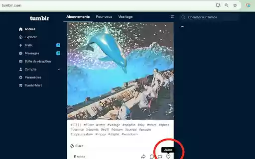 Tumblr Img Saver  from Chrome web store to be run with OffiDocs Chromium online