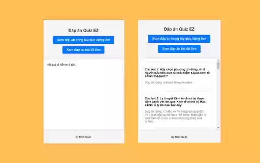Tu mờ e Quiz  from Chrome web store to be run with OffiDocs Chromium online