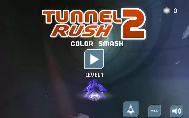 Tunnel Rush 2 разблокирован из интернет-магазина Chrome и будет запущен с онлайн-версией OffiDocs Chromium