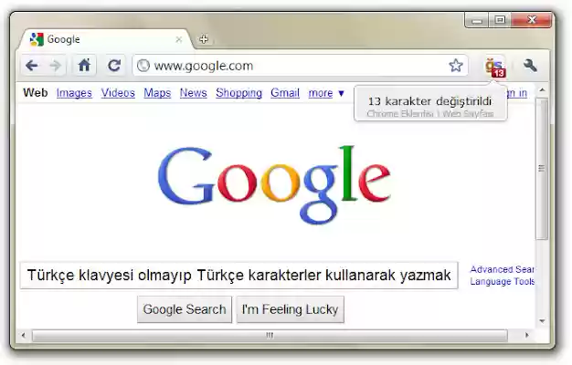 Turkish Deasciifier  from Chrome web store to be run with OffiDocs Chromium online