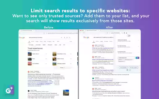 Turn Off AI Overview ( Other Google Features)  from Chrome web store to be run with OffiDocs Chromium online
