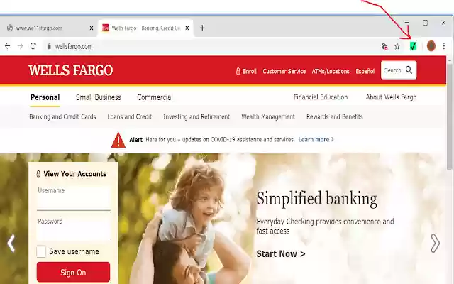 Turns GREEN for Valid Bank transactions.  from Chrome web store to be run with OffiDocs Chromium online