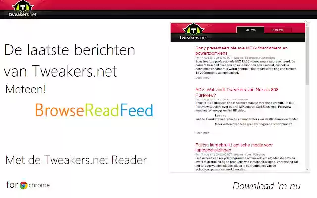 Tweakers.net Reader from Chrome web store to be run with OffiDocs Chromium online Tweakers.net Reader from Chrome web store to be run with OffiDocs Chromium online