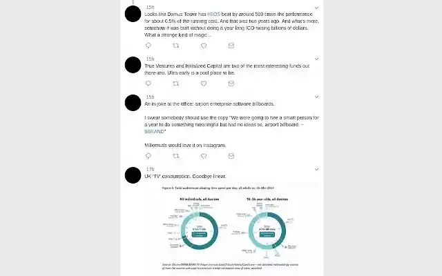 tweetchan  from Chrome web store to be run with OffiDocs Chromium online