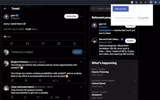 TweetGen AI from Chrome web store to be run with OffiDocs Chromium online TweetGen AI from Chrome web store to be run with OffiDocs Chromium online